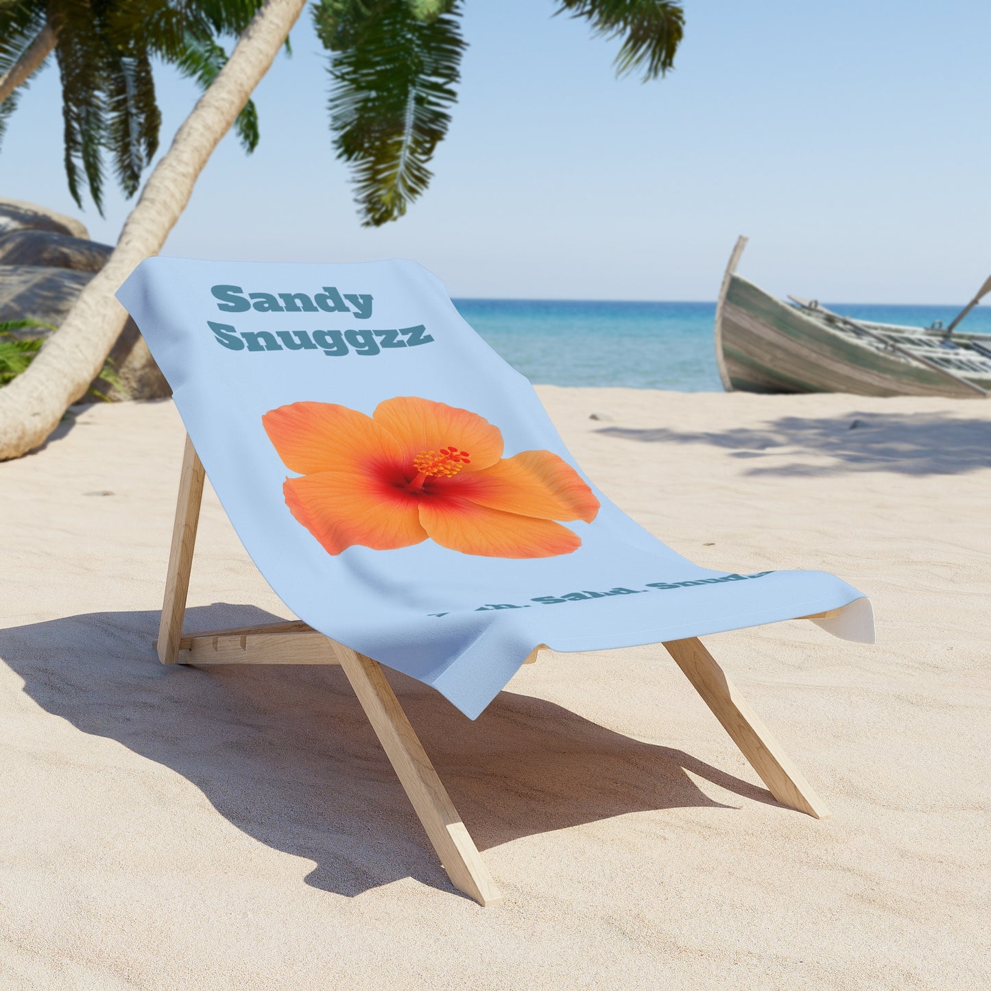 Hibiscus Beach Towel