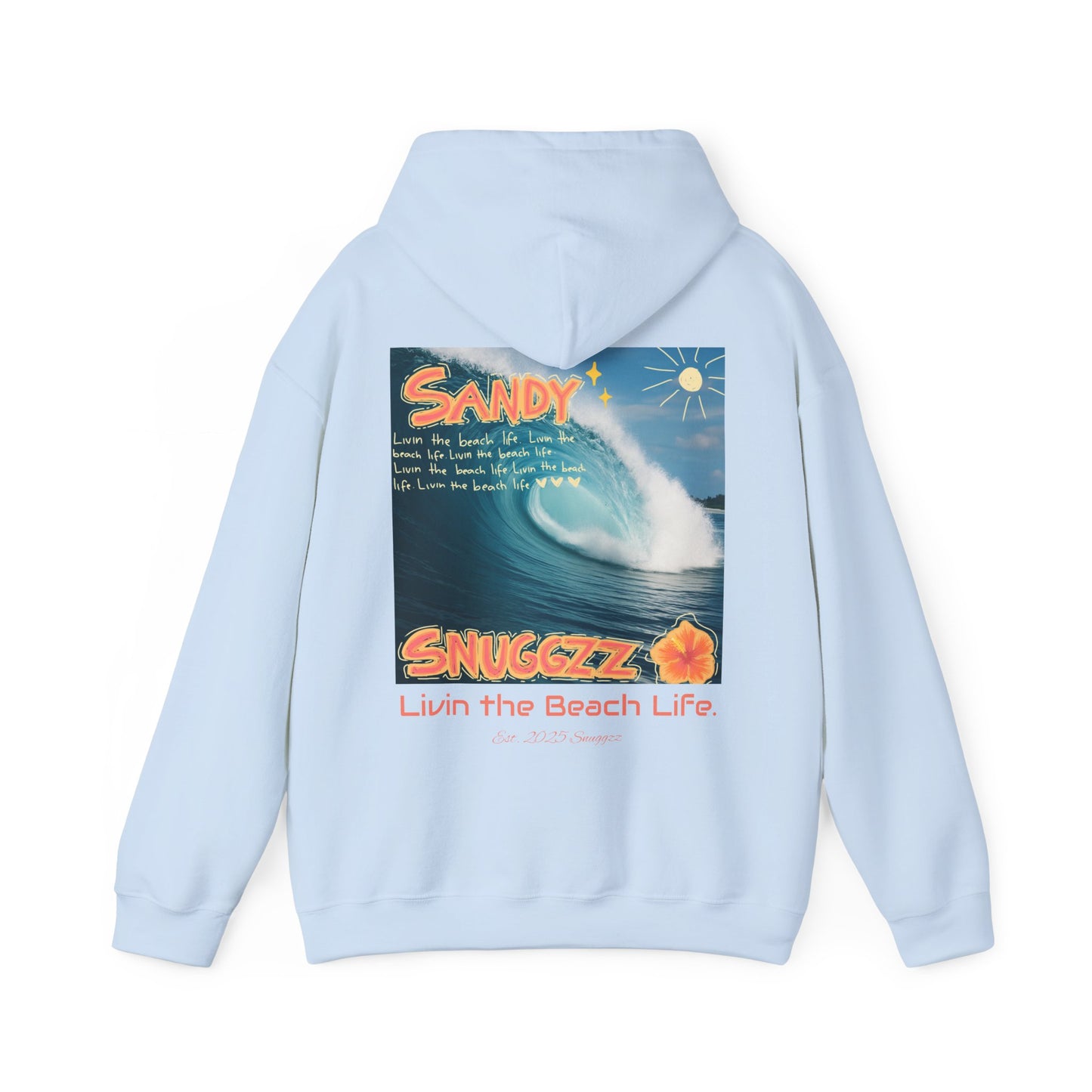 Livin the Beach Life 🌺 Unisex Heavy Blend™ Hooded Sweatshirt