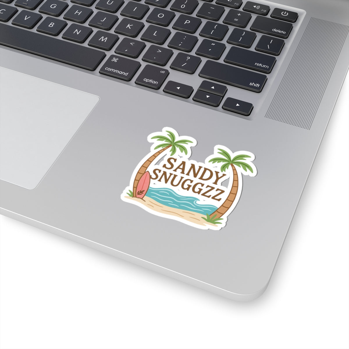Sandy Snuggzz Beach Day Kiss-Cut Sticker