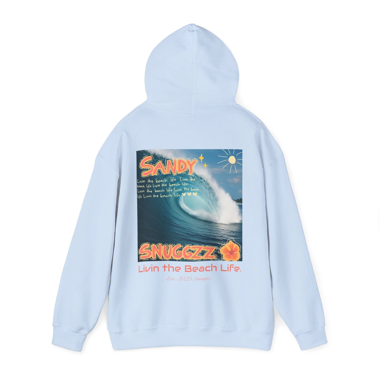 Livin the Beach Life 🌺 Unisex Heavy Blend™ Hooded Sweatshirt