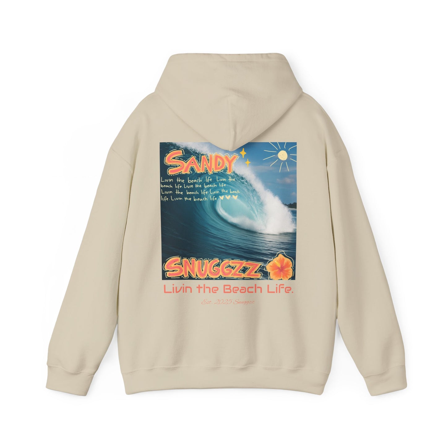 Livin the Beach Life 🌺 Unisex Heavy Blend™ Hooded Sweatshirt