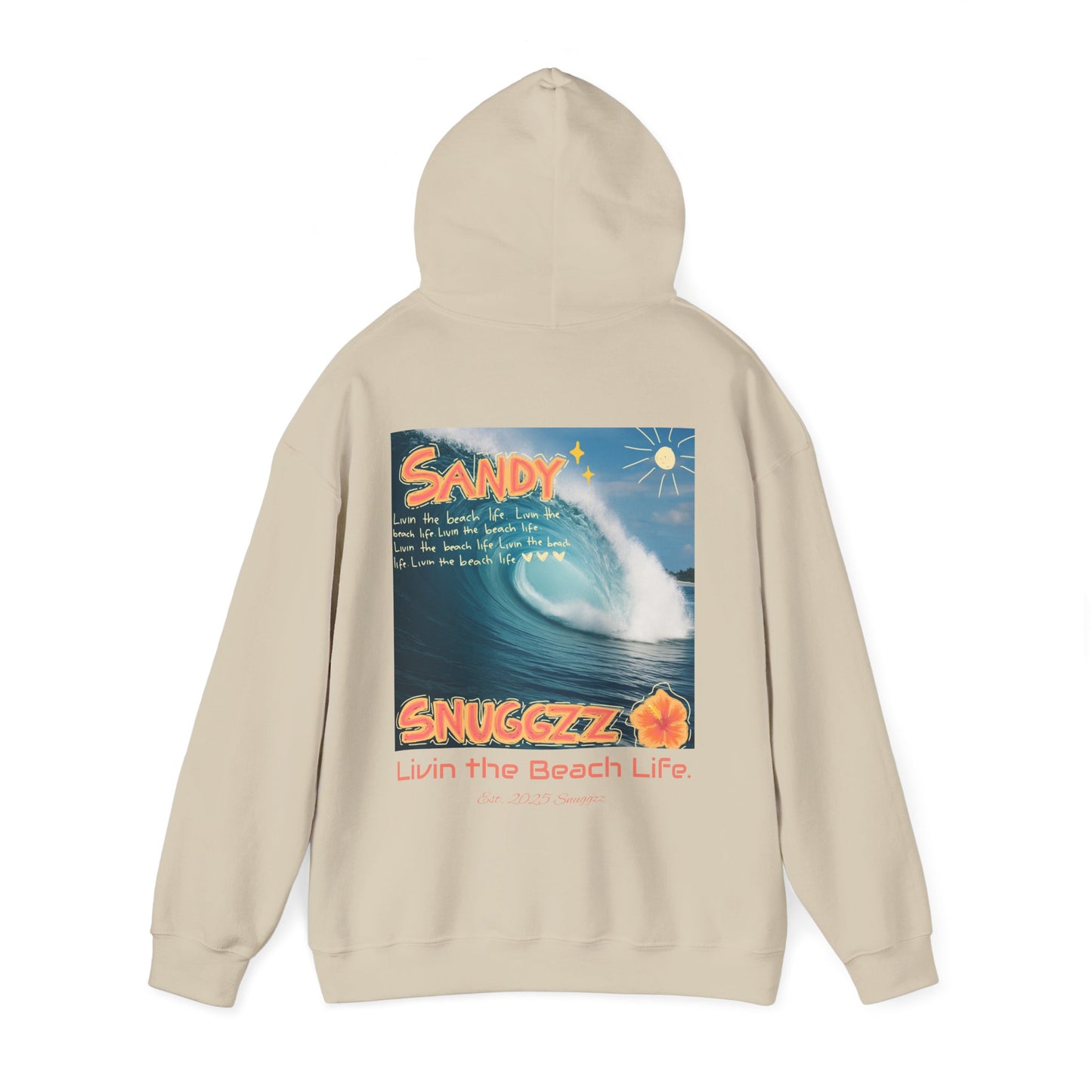 Livin the Beach Life 🌺 Unisex Heavy Blend™ Hooded Sweatshirt