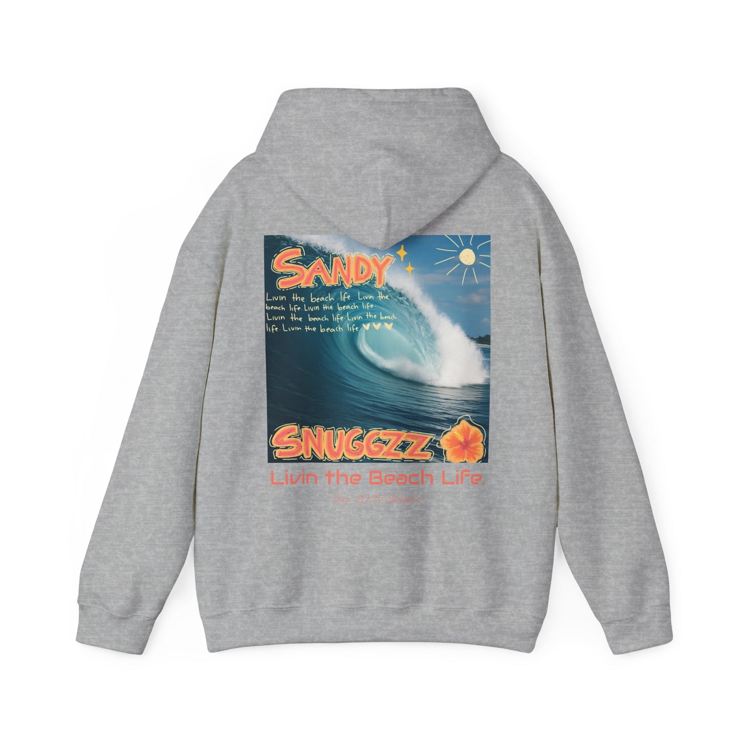 Livin the Beach Life 🌺 Unisex Heavy Blend™ Hooded Sweatshirt