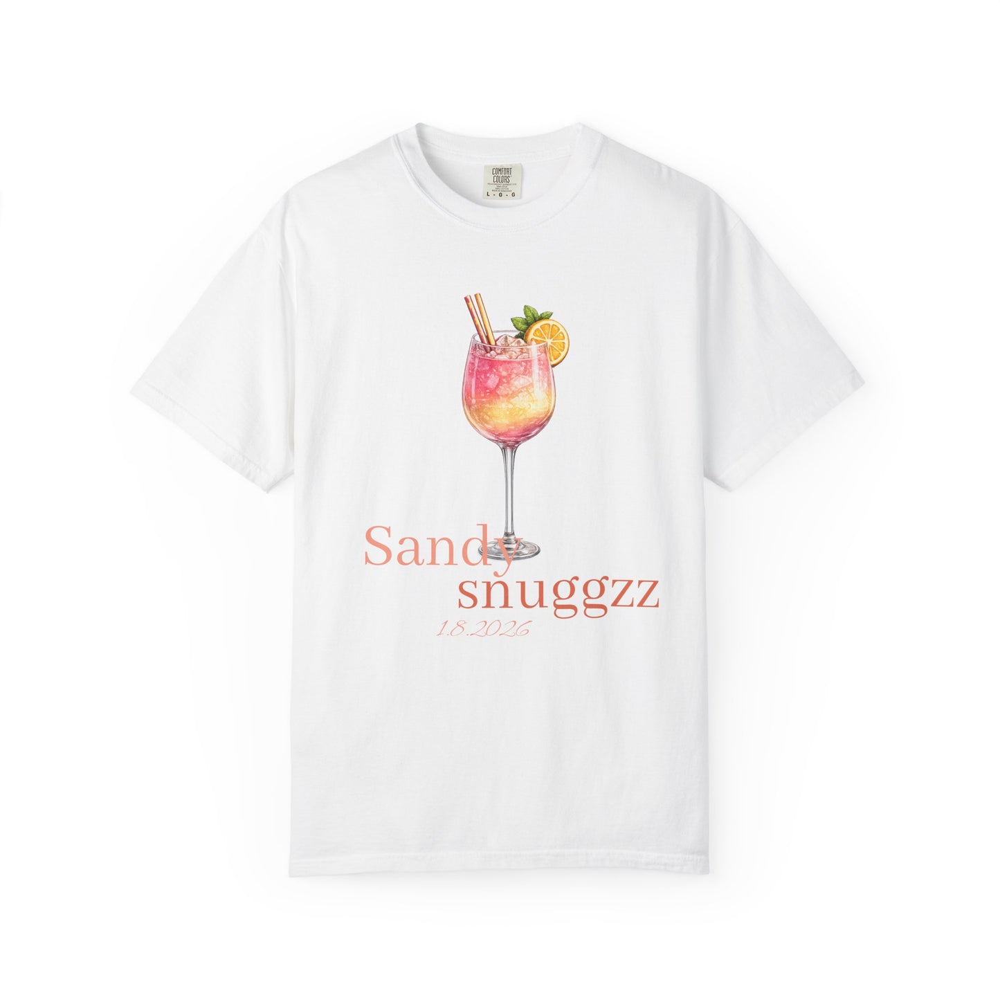 SandySnuggzz 1.8.2026 Cocktail Tee Shirt