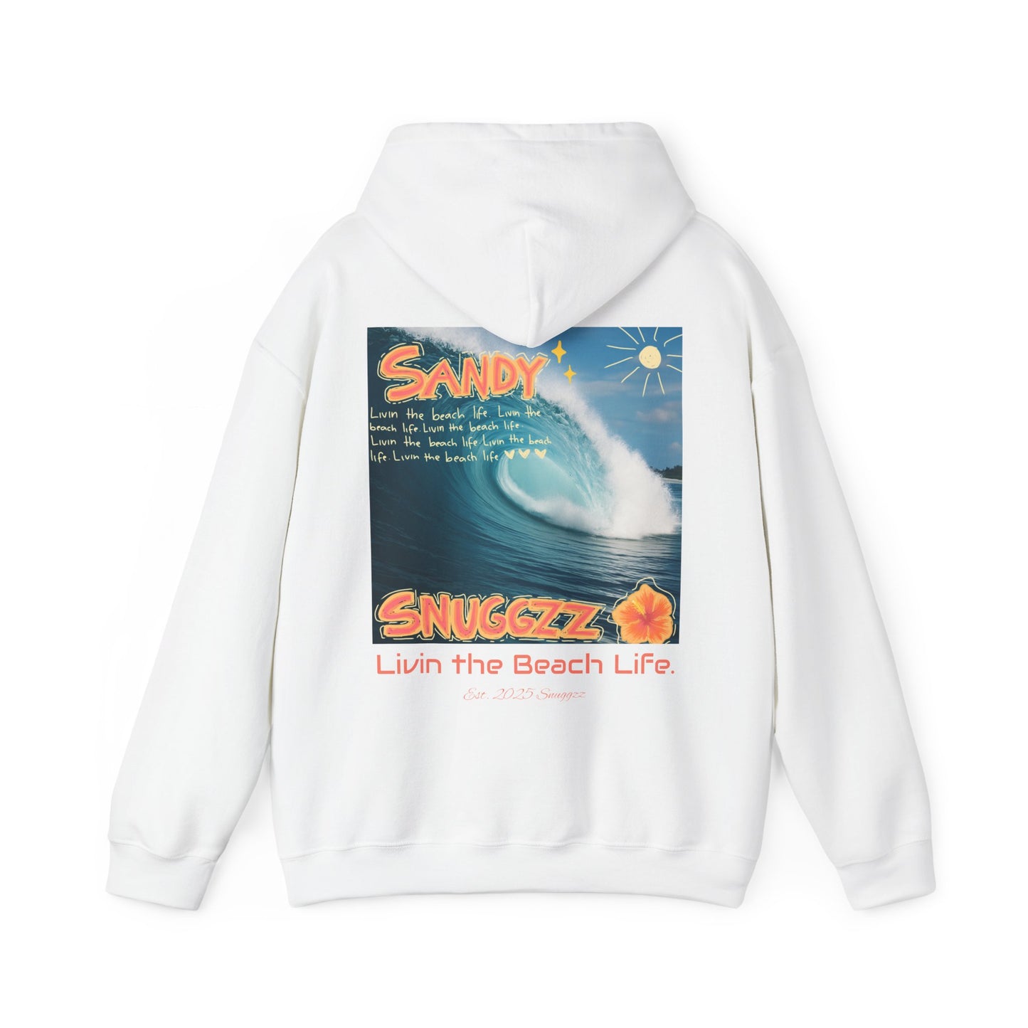 Livin the Beach Life 🌺 Unisex Heavy Blend™ Hooded Sweatshirt