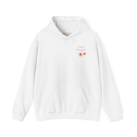 Sandy Snuggzz - Hibiscus Flower Edition Unisex Heavy Blend™ Hooded Sweatshirt