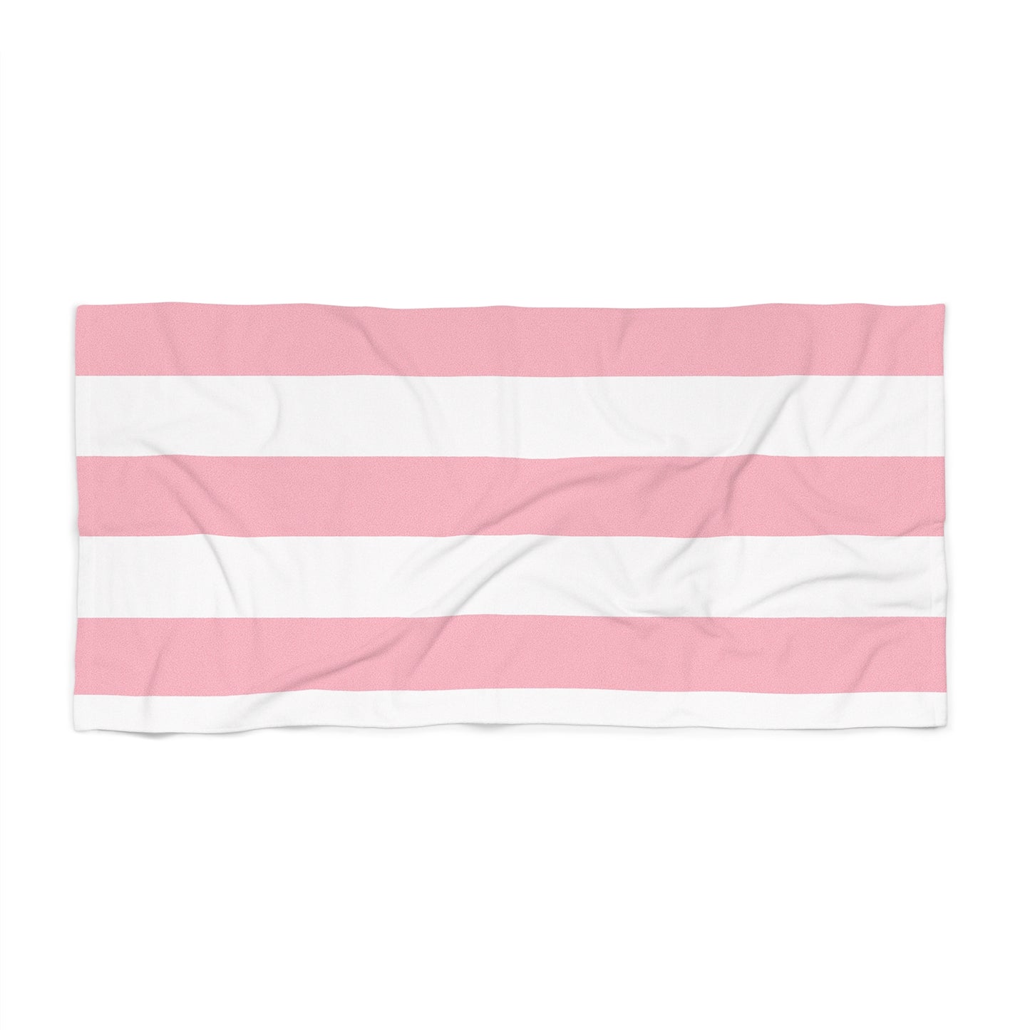 Pink Stripes Beach Towel
