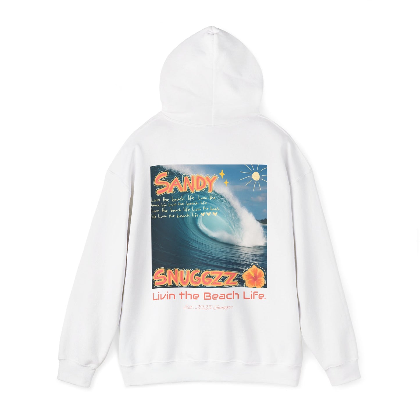 Livin the Beach Life 🌺 Unisex Heavy Blend™ Hooded Sweatshirt